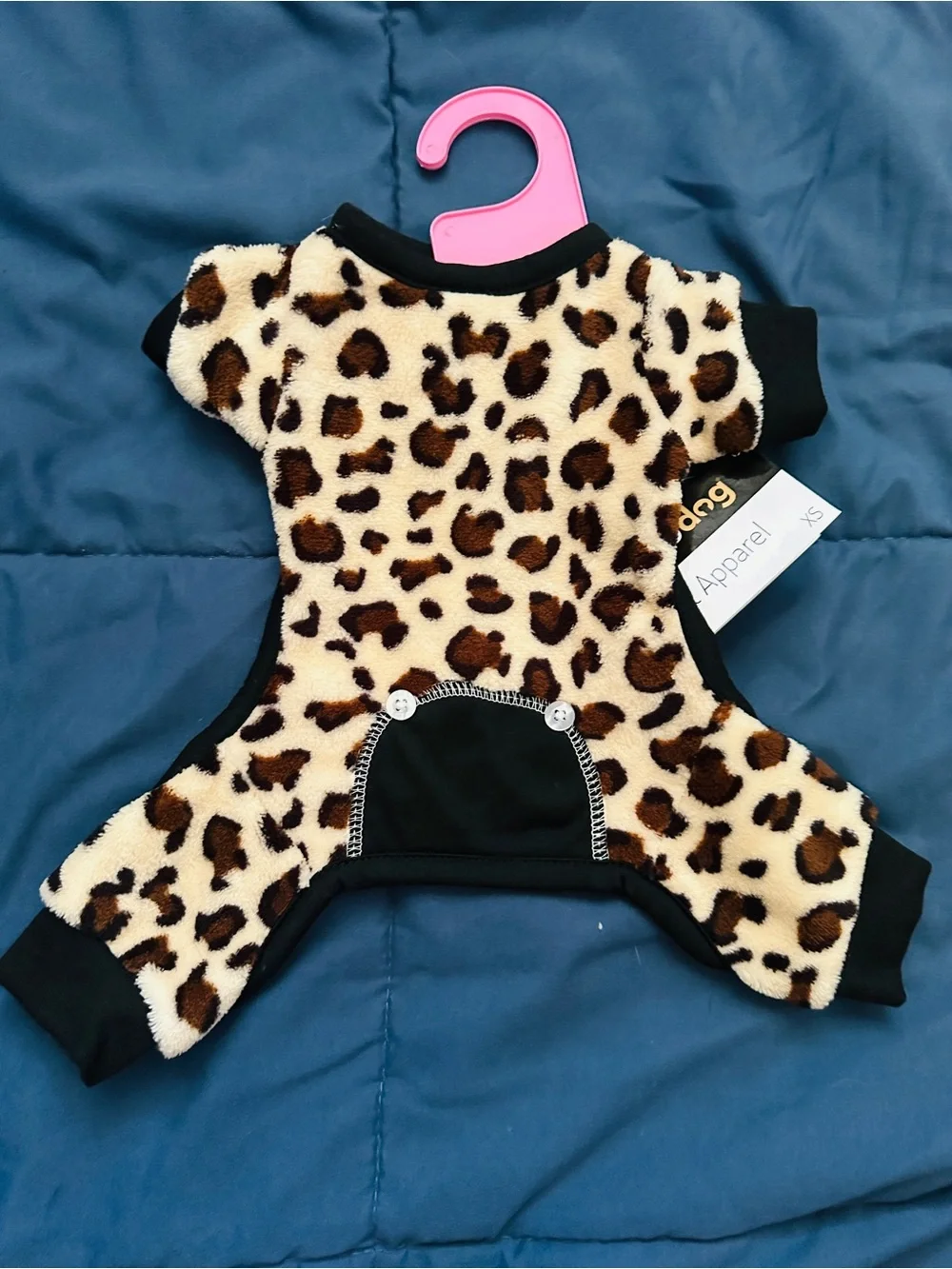 Leopard Print dog outfit xs